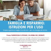 Famiglia e risparmio. Istruzioni per l'uso 15 novembre 2025 Famiglia e risparmio. Istruzioni per l'uso 15 novembre 2025