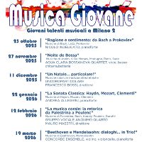 Locandina musica giovane 2025-2026  Locandina musica giovane 2025-2026