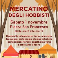 Mercatino hobbisti 1 novembre 2025 Mercatino hobbisti 1 novembre 2025