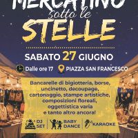 Mercatino sotto le stelle 27 giugno 2026