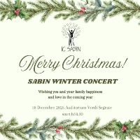 Merry Christmas! Sabin Winter Concert - Wishing you and your family happiness and love in the coming year concerto Merry Christmas! Sabin Winter Concert - Wishing you and your family happiness and love in the coming year concerto