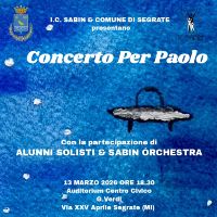 Concerto per Paolo 13 marzo 2026