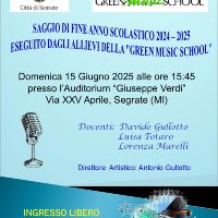 Green Music School 15 giugno