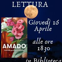 Gruppo di Lettura 16 aprile Gruppo di Lettura 16 aprile