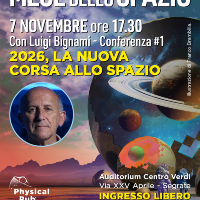 Mese dello Spazio 7 novembre 2026