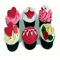 Valentine cupcakes