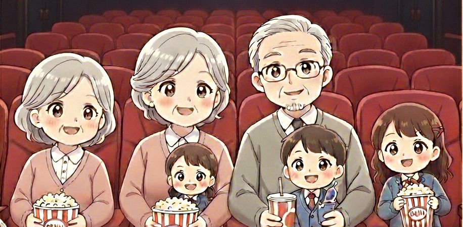 Al cinema con i nonni 