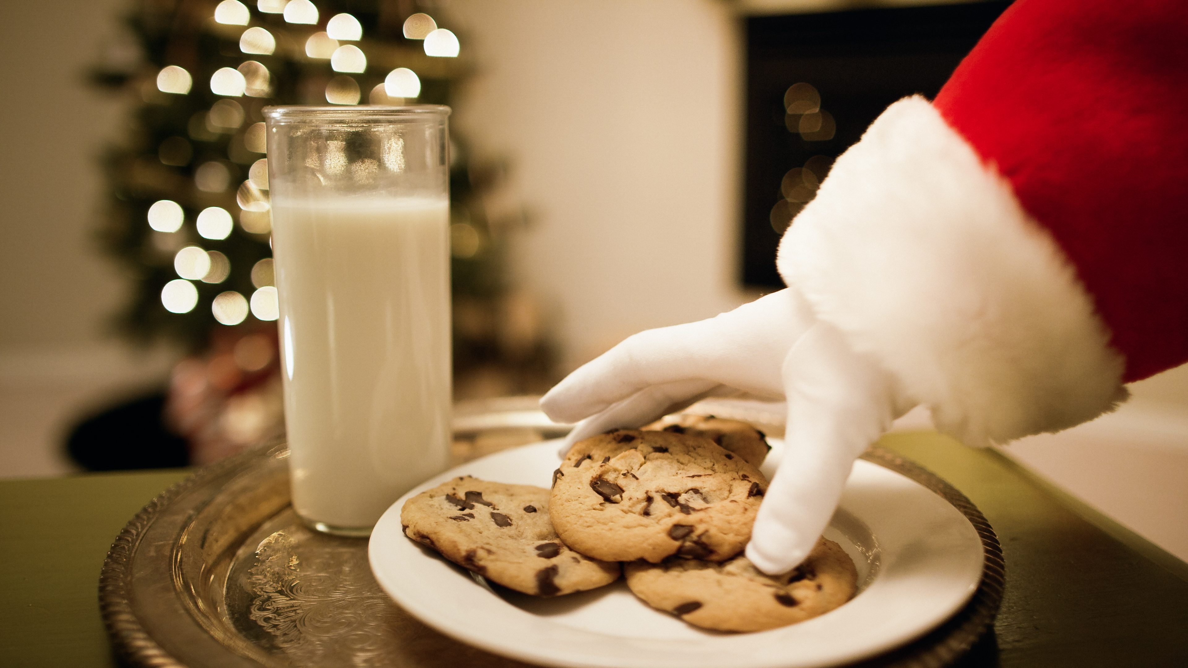 Merenda e giochi con Babbo Natale